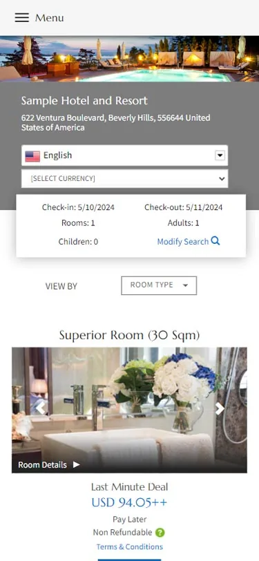 Screen 1 of 3 — Pelican Hotel Solutions
